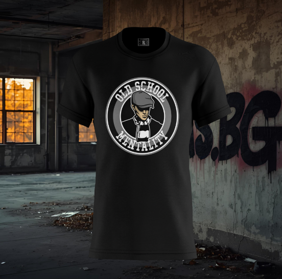 Снимка на Тениска "Old School Mentality" черна