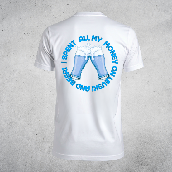 Снимка на Тениска "LEVSKI&BEER" - бяла