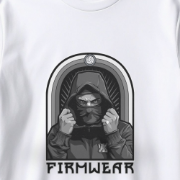 Снимка на Тениска "FIRM WEAR BOYS" - бяла