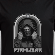 Снимка на Тениска "FIRM WEAR BOYS" - черна