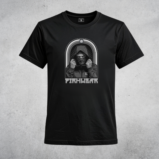 Снимка на Тениска "FIRM WEAR BOYS" - черна